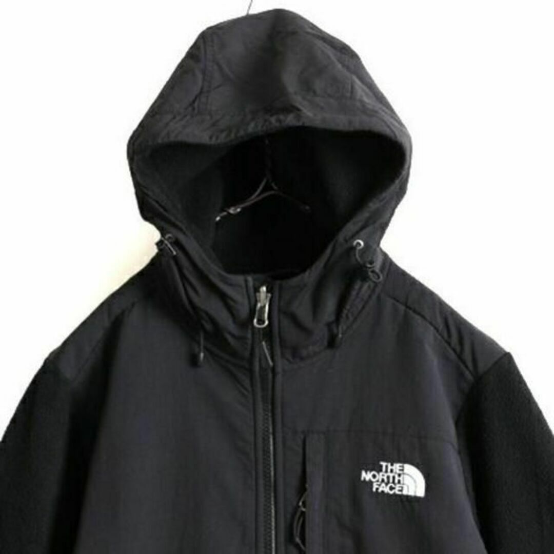 THE NORTH FACE(ザノースフェイス)の人気 黒 ■ ノースフェイス フード付き デナリ ジャケット ( レディース M レディースのジャケット/アウター(ロングコート)の商品写真