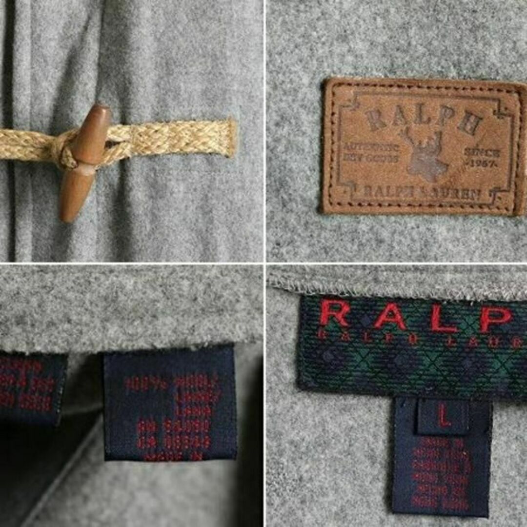 Ralph Lauren(ラルフローレン)の90s オールド ■ ラルフローレン ショールカラー ウール ショート ダッフル レディースのジャケット/アウター(ロングコート)の商品写真