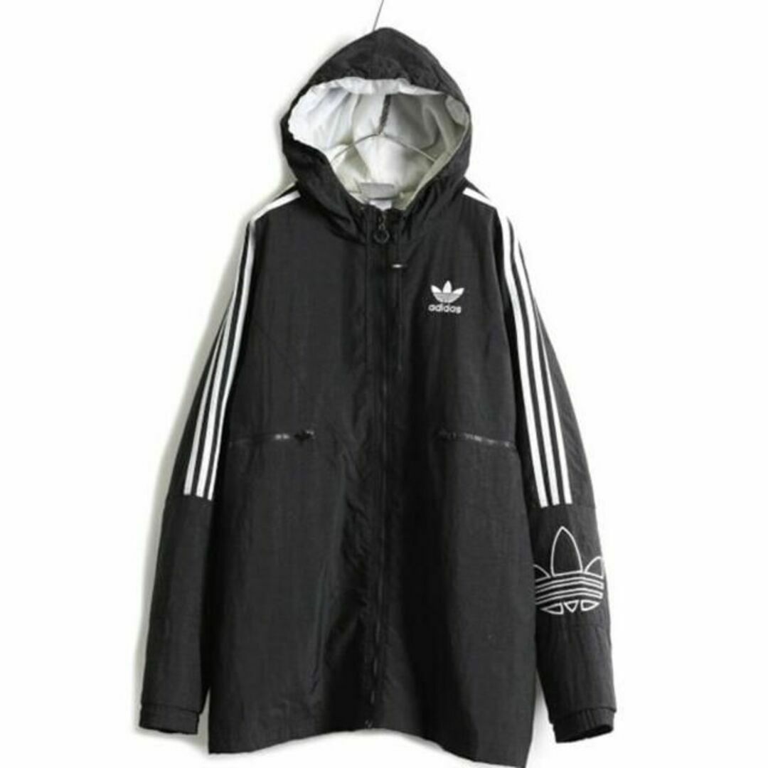 adidas(アディダス)の90s 大きいサイズ XL ■ アディダス 3ライン 中綿 ナイロン パーカー  メンズのジャケット/アウター(その他)の商品写真