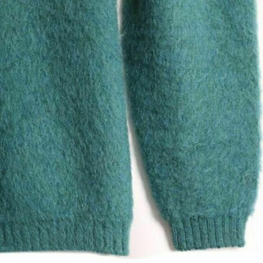 60s ビンテージ 35% モヘア ☆ Vネック ウール モヘヤ 長袖 60s ビンテージ 35% モヘア ☆ Vネック ウール モヘヤ 長袖