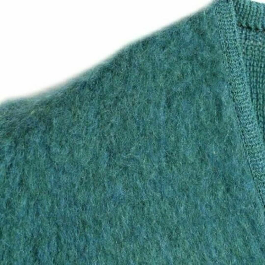60s ビンテージ 35% モヘア ☆ Vネック ウール モヘヤ 長袖 60s ビンテージ 35% モヘア ☆ Vネック ウール モヘヤ 長袖