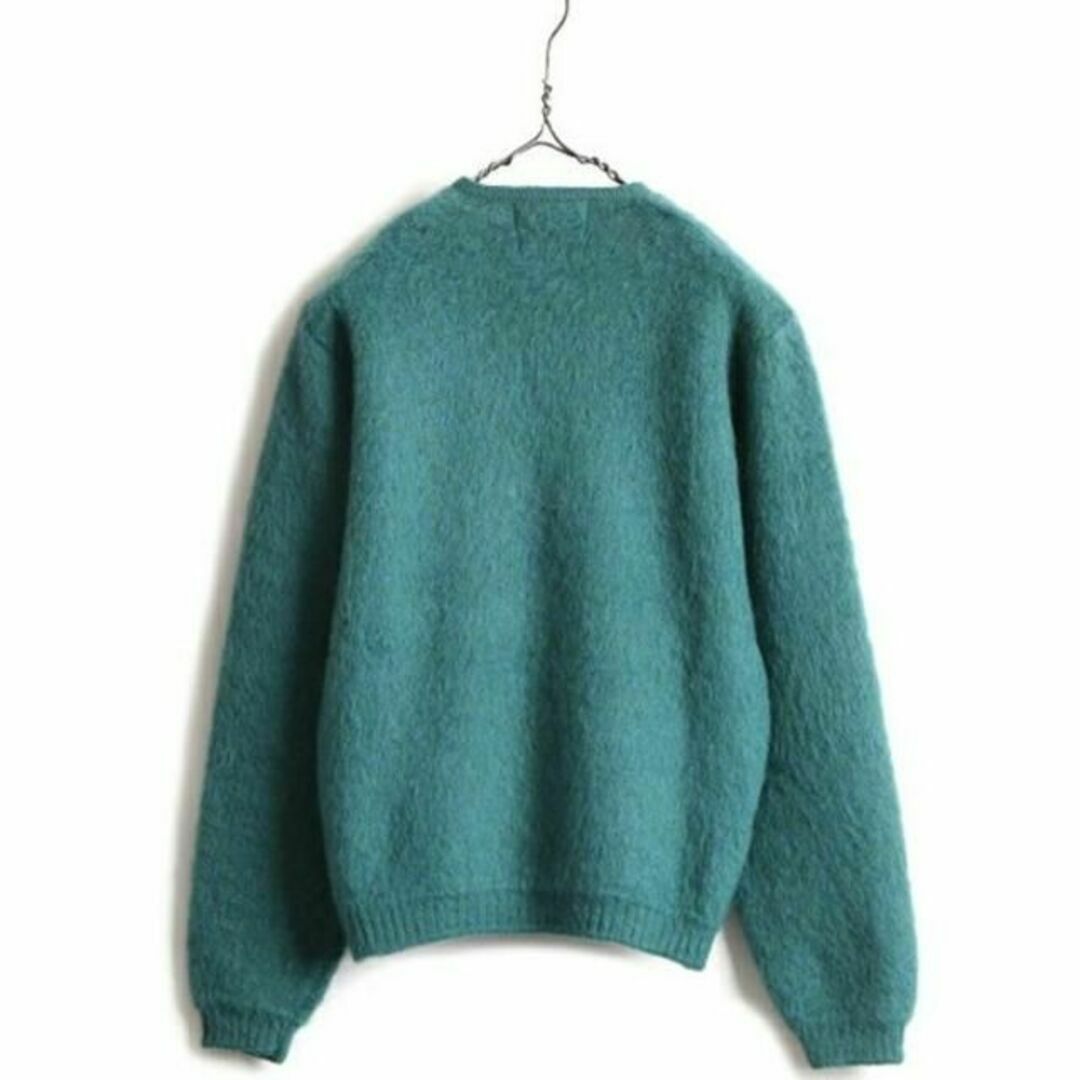 60s ビンテージ 35% モヘア ☆ Vネック ウール モヘヤ 長袖 60s ビンテージ 35% モヘア ☆ Vネック ウール モヘヤ 長袖