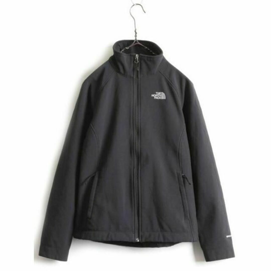 THE NORTH FACE(ザノースフェイス)のUS企画 ノースフェイス WIND WALL ソフトシェル ジャケット S 黒 レディースのジャケット/アウター(ブルゾン)の商品写真