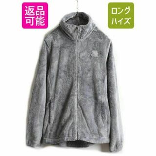 ザノースフェイス(THE NORTH FACE)のUS企画 ノースフェイス 毛長 フリース ジャケット S アウトドア ボア 灰(ブルゾン)