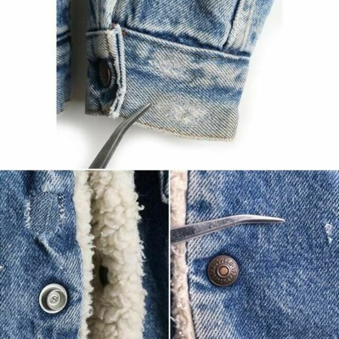 70s vintage USA製 LEVIS 71605 ボア ジャケット 古着 70s vintage USA製 LEVIS 71605 ボア ジャケット 古着