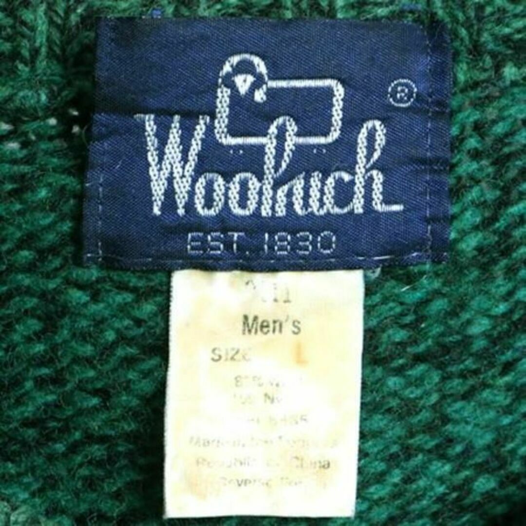 WOOLRICH - 80s ウールリッチ ウール 二ット セーター WOOLRICH - 80s ウールリッチ ウール 二ット セーター