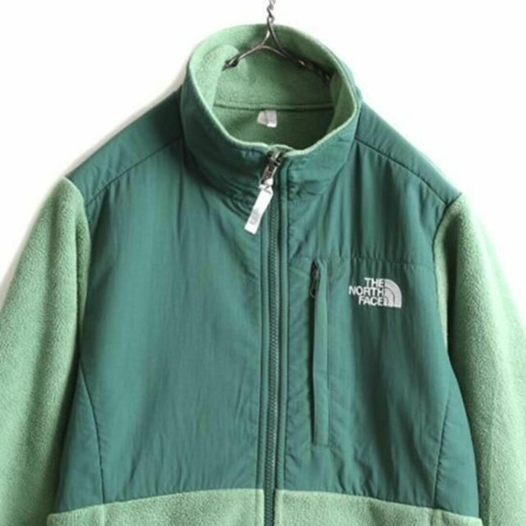 THE NORTH FACE(ザノースフェイス)のノースフェイス デナリ ジャケット S フリース アウトドア ブルゾン 古着 緑 レディースのジャケット/アウター(ブルゾン)の商品写真