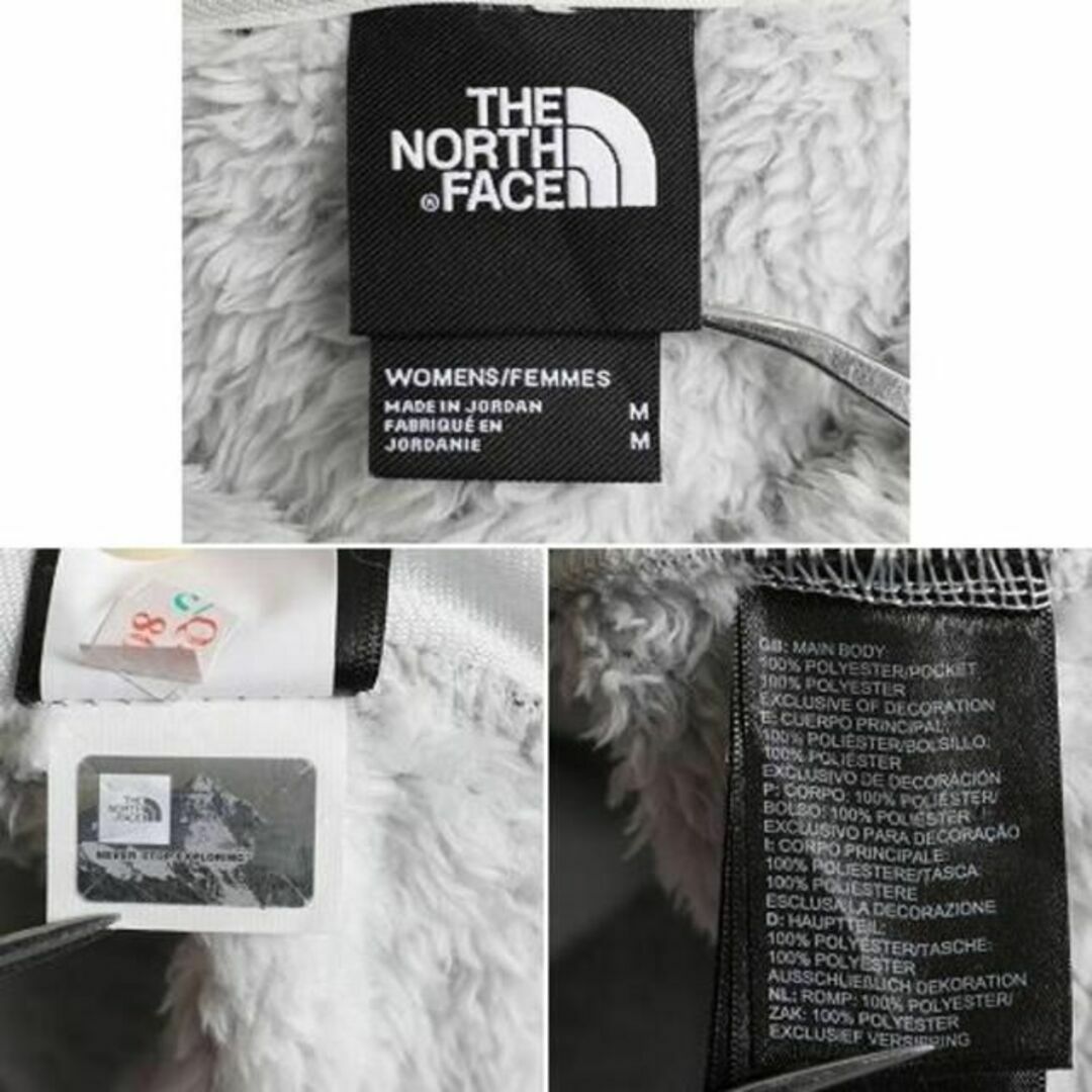 THE NORTH FACE(ザノースフェイス)のUS企画 ノースフェイス 毛長 フリース プルオーバー ジャケット M パイル レディースのジャケット/アウター(ブルゾン)の商品写真