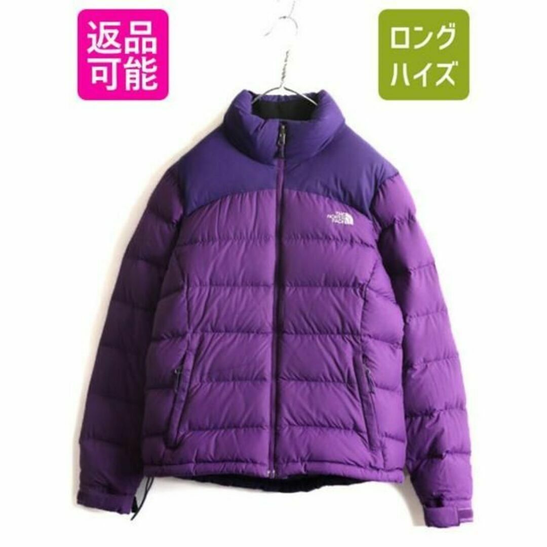 ノースフェイス ヌプシ ダウン ジャケット 700フィル パープル アウトドア-