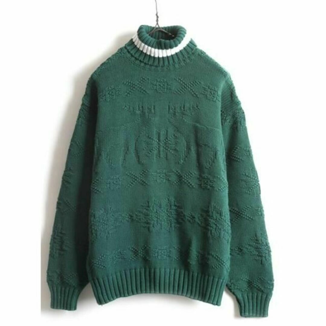 90s OLD GAP タートルネック ノルディック コットン ニット セーター メンズのトップス(ニット/セーター)の商品写真