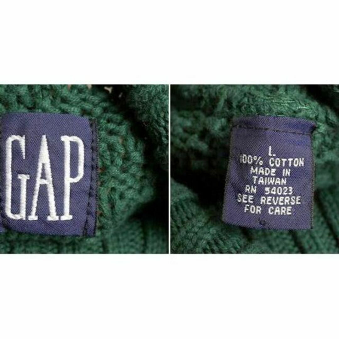 90s OLD GAP タートルネック ノルディック コットン ニット セーター メンズのトップス(ニット/セーター)の商品写真