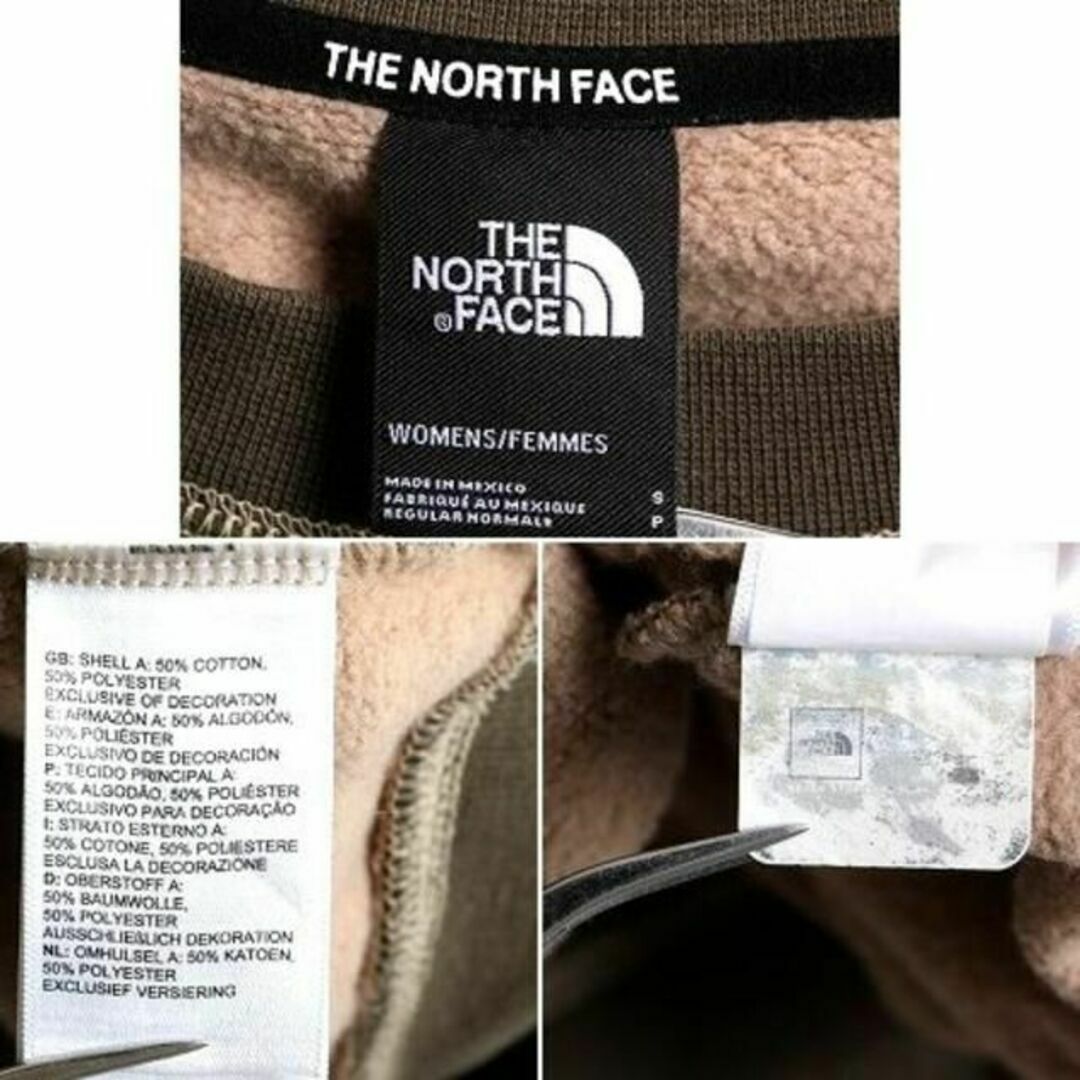 THE NORTH FACE(ザノースフェイス)のノースフェイス 迷彩 プリント スウェット トレーナー 裏起毛 カモフラ S レディースのトップス(トレーナー/スウェット)の商品写真