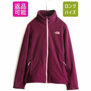 ザノースフェイス(THE NORTH FACE)のUS企画 ノースフェイス フルジップ フリース ジャケット M アウトドア 紫(ブルゾン)