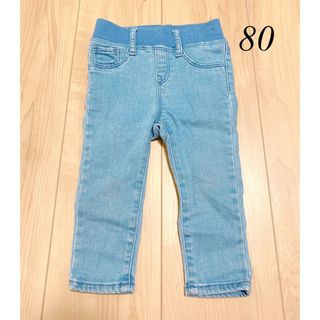 ベビーギャップ(babyGAP)のbabyGAP デニム パンツ　12-18m (80)(パンツ)