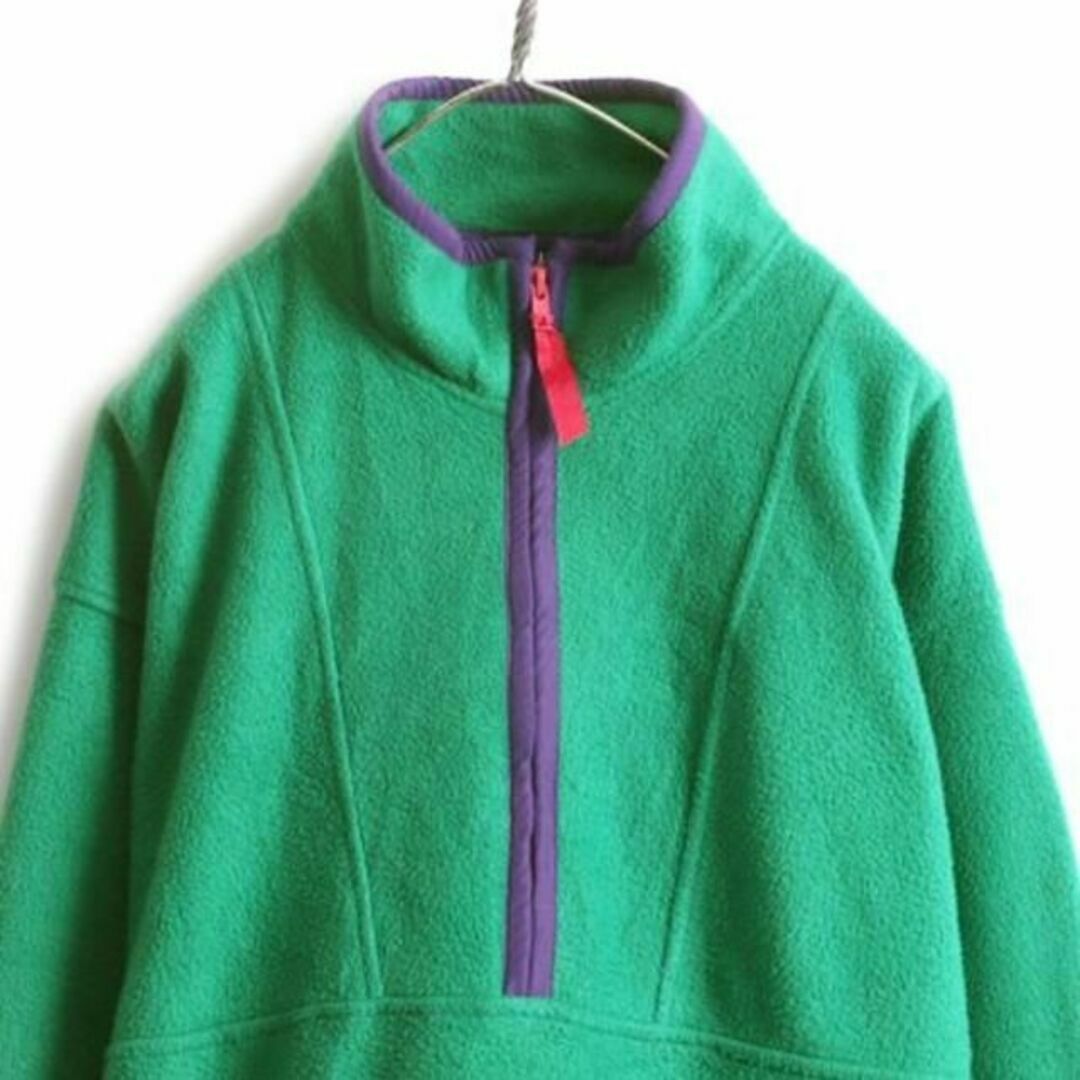 90s OLD GAP プルオーバー フリース ジャケット M ギャップ 緑 2