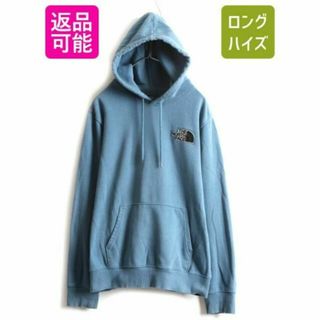 ザノースフェイス(THE NORTH FACE)のUS企画 ノースフェイス スウェットパーカー サガラ ワッペン パッチ 裏起毛(パーカー)