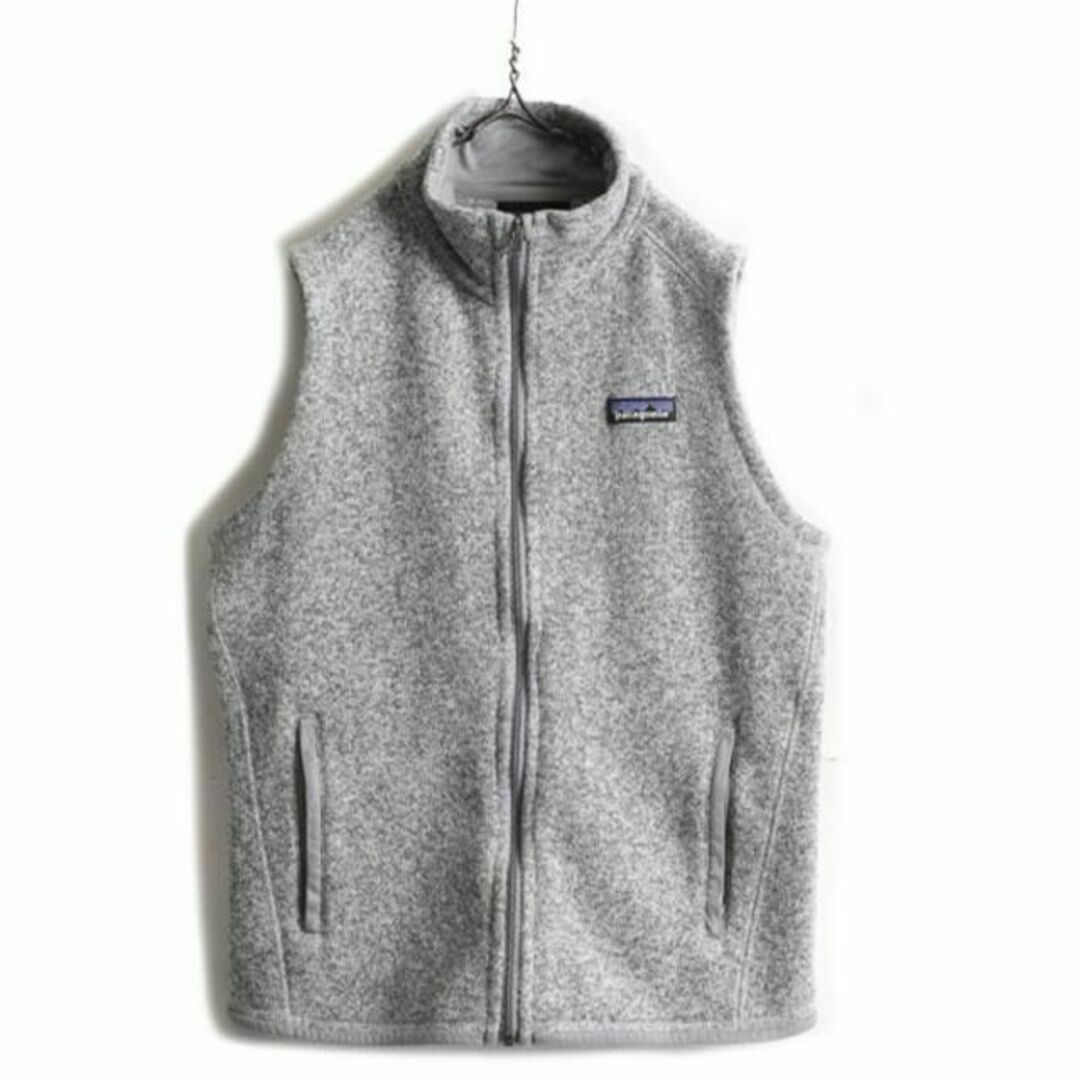 patagonia(パタゴニア)のパタゴニア ベターセーター ベスト S フリース ニット セーター 重ね着 灰 レディースのトップス(ベスト/ジレ)の商品写真