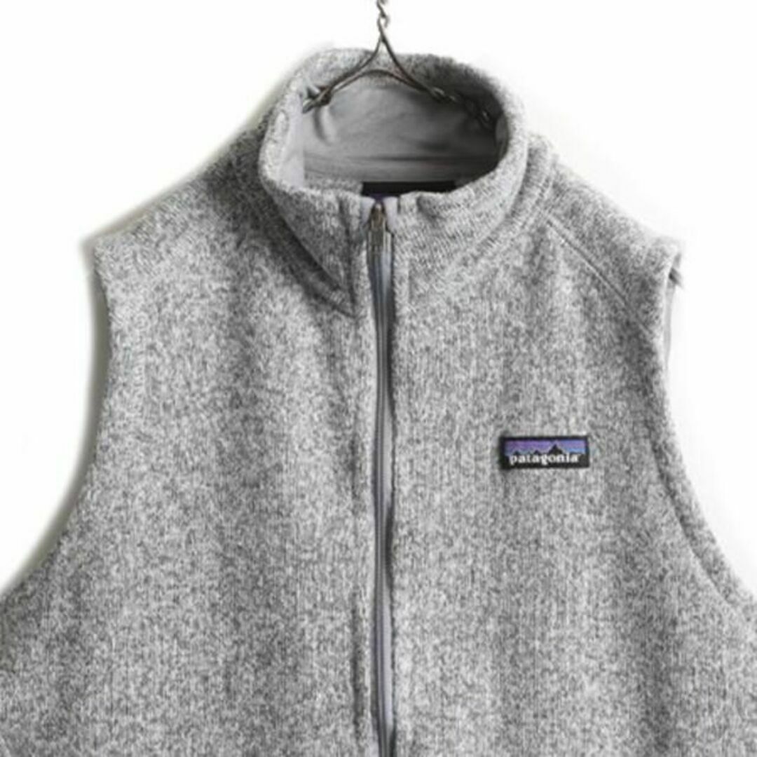 patagonia(パタゴニア)のパタゴニア ベターセーター ベスト S フリース ニット セーター 重ね着 灰 レディースのトップス(ベスト/ジレ)の商品写真