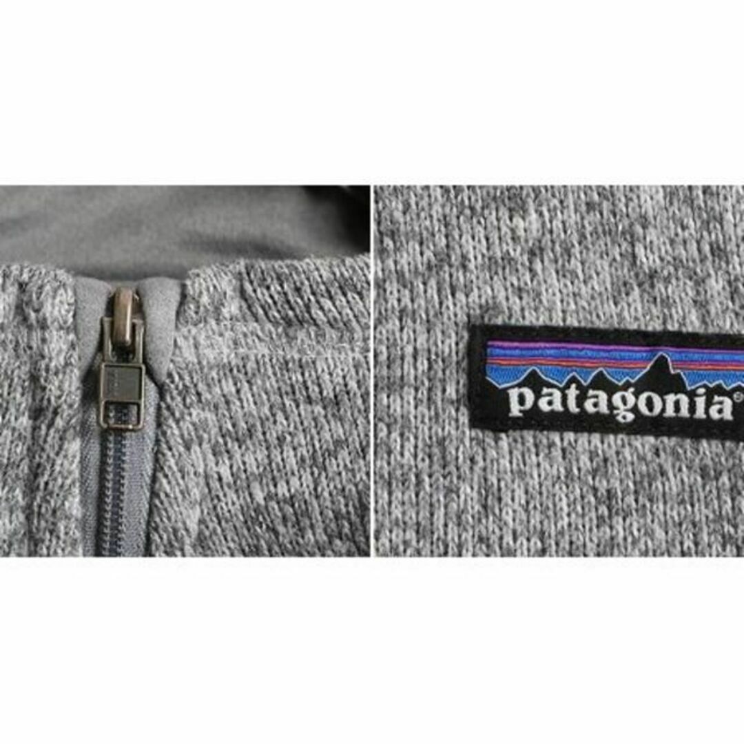 patagonia(パタゴニア)のパタゴニア ベターセーター ベスト S フリース ニット セーター 重ね着 灰 レディースのトップス(ベスト/ジレ)の商品写真