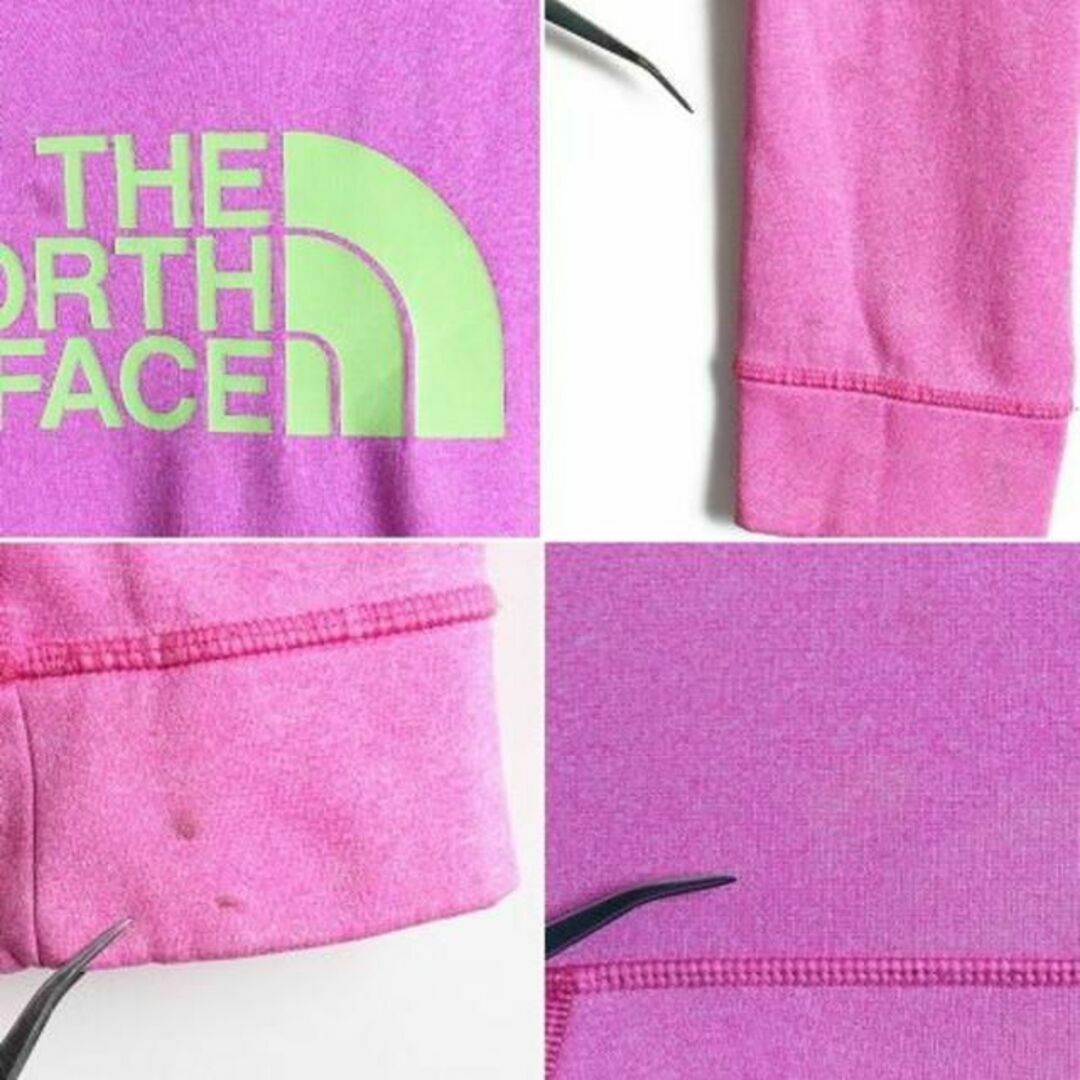 THE NORTH FACE(ザノースフェイス)のジャージ 素材 ノースフェイス プリント スウェットパーカー フード M ピンク レディースのトップス(パーカー)の商品写真