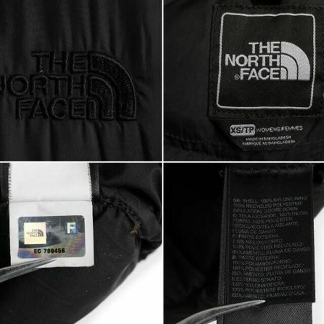 THE NORTH FACE(ザノースフェイス)のノースフェイス ダウン ベスト 700フィル アウトドア ナイロン ブラック レディースのジャケット/アウター(ダウンベスト)の商品写真