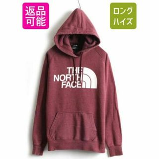 ザノースフェイス(THE NORTH FACE)のノースフェイス プリント スウェット フード パーカー プルオーバー 裏起毛 S(パーカー)