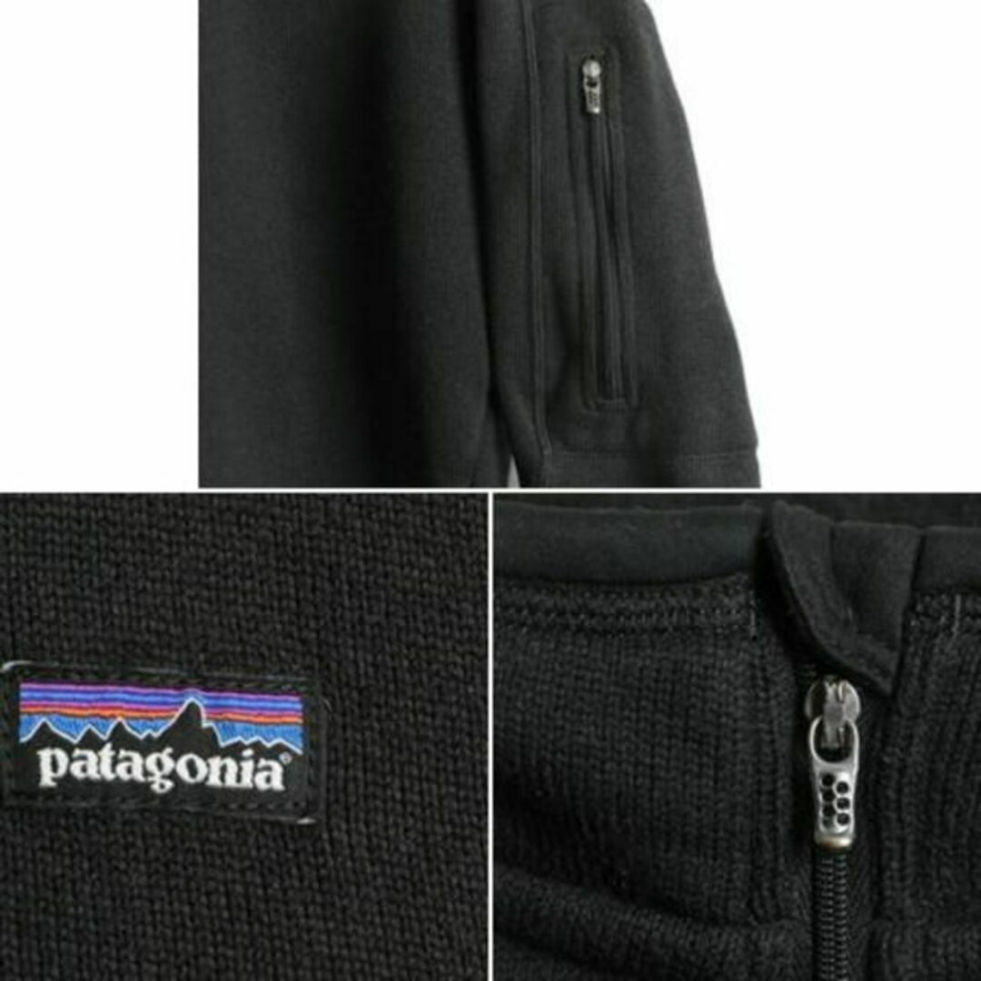 patagonia(パタゴニア)のパタゴニア ベターセーター 1/4 ジップネック L フリース ジャケット 黒 レディースのジャケット/アウター(ブルゾン)の商品写真