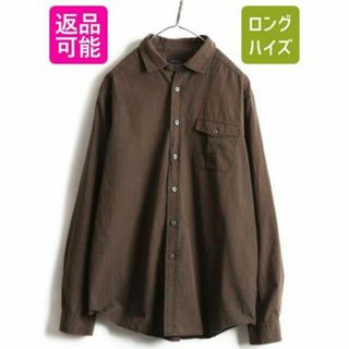 ラルフローレン(Ralph Lauren)のポロ ラルフローレン チェック 長袖シャツ チンストラップ ポニーなし XL(シャツ)