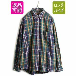 リーバイス(Levi's)の90s ドッカーズ リーバイス チェック 長袖 ボタンダウン シャツ M 総柄(シャツ)