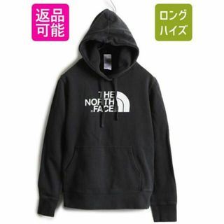 ザノースフェイス(THE NORTH FACE)のノースフェイス プリント スウェット パーカー M 黒 トレーナー プルオーバー(パーカー)