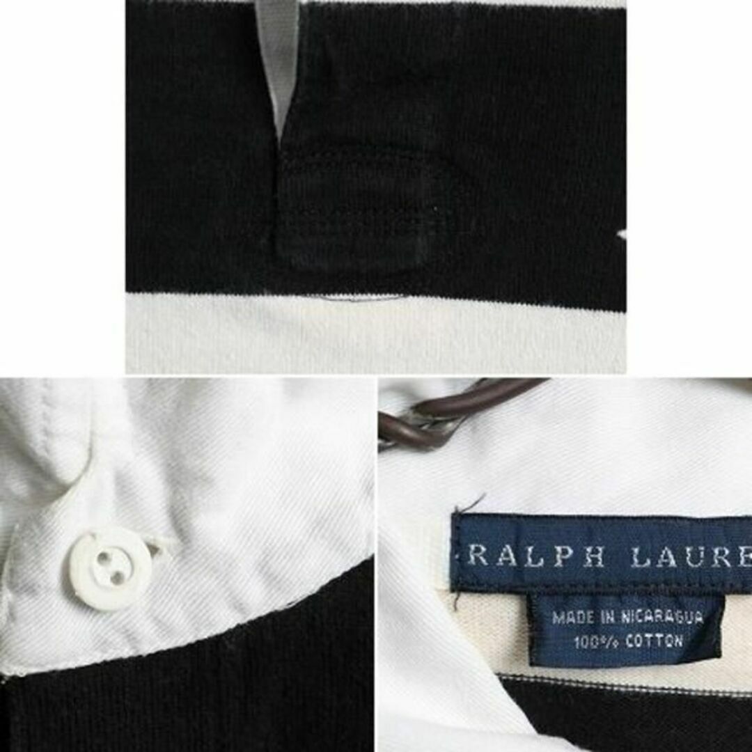 Ralph Lauren - ラルフローレン ボーダー 長袖 ラガーシャツ S ...