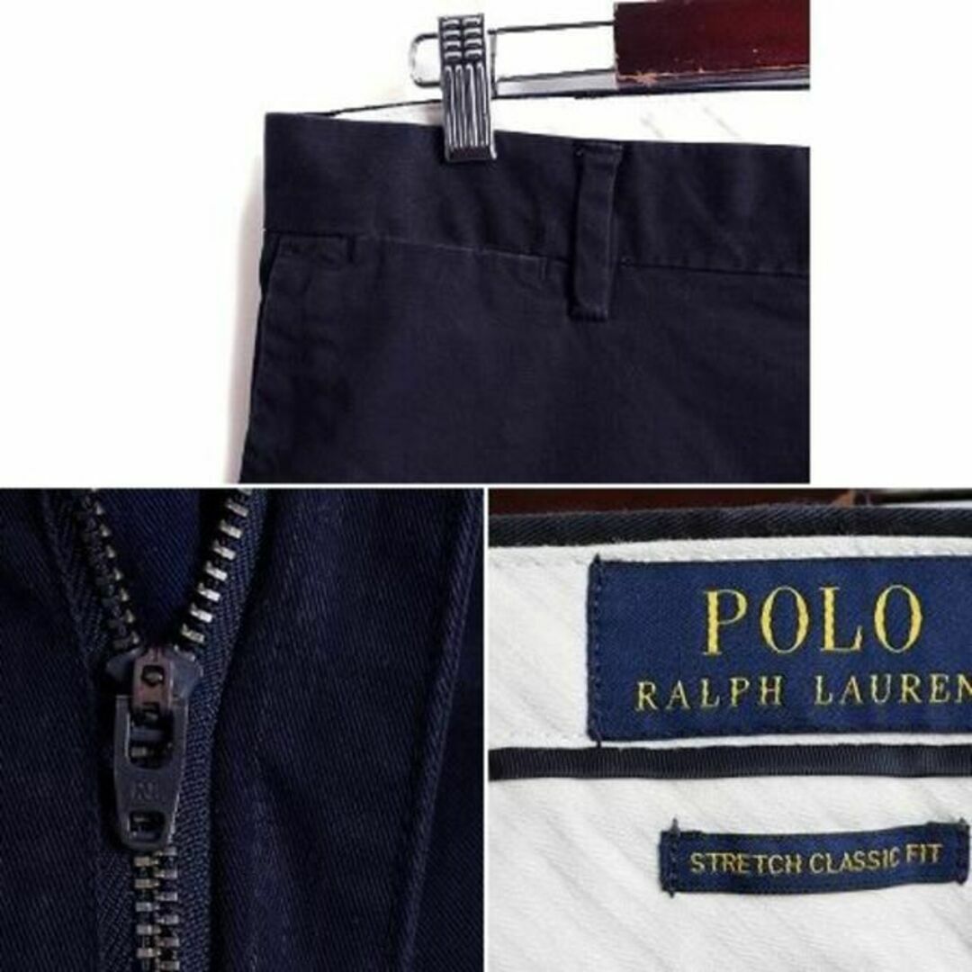 Ralph Lauren(ラルフローレン)のポロ ラルフローレン アーミー タイプ コットン チノ パンツ 36 ノータック メンズのパンツ(チノパン)の商品写真