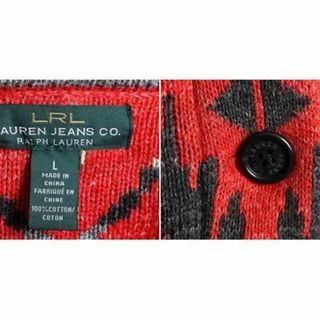Ralph Lauren - 90s ラルフローレン ショールカラー ネイティブ