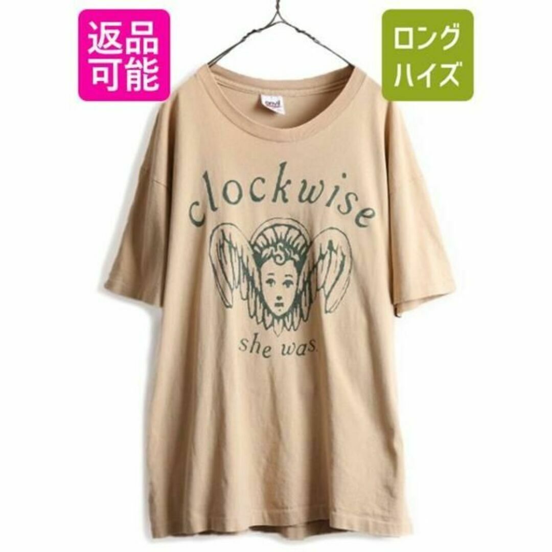 90s USA製 ハードコア バンド プリント 半袖Tシャツ XL オールド