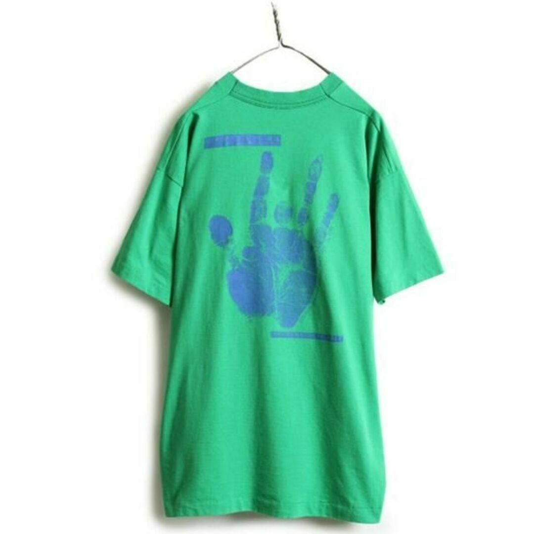 90s グレイトフルデッド ジェリー ガルシア 手形 プリント Tシャツ XL メンズのトップス(Tシャツ/カットソー(半袖/袖なし))の商品写真