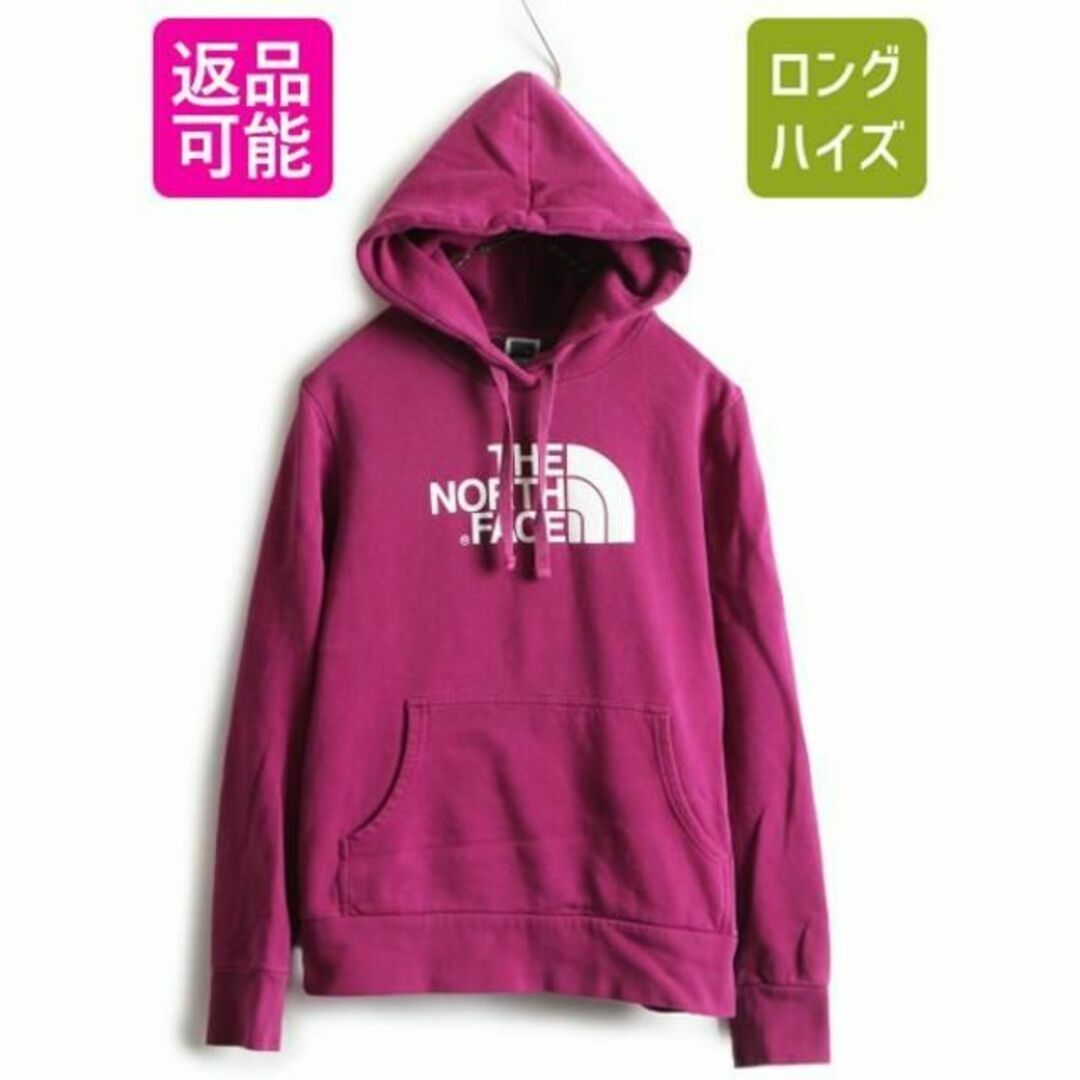 THE NORTH FACE(ザノースフェイス)のノースフェイス プリント スウェット パーカー M 紫 トレーナー プルオーバー レディースのトップス(パーカー)の商品写真