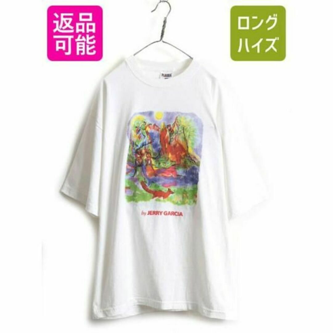 90s グレイトフルデッド ジェリー ガルシア アート プリント 半袖 Tシャツ