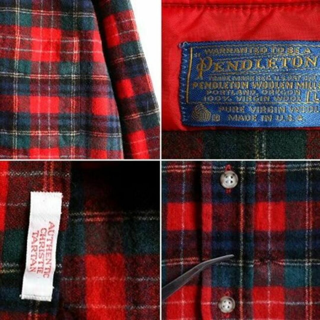 PENDLETON - 70s USA製 ペンドルトン チェック ボタンダウン PENDLETON - 70s USA製 ペンドルトン チェック ボタンダウン
