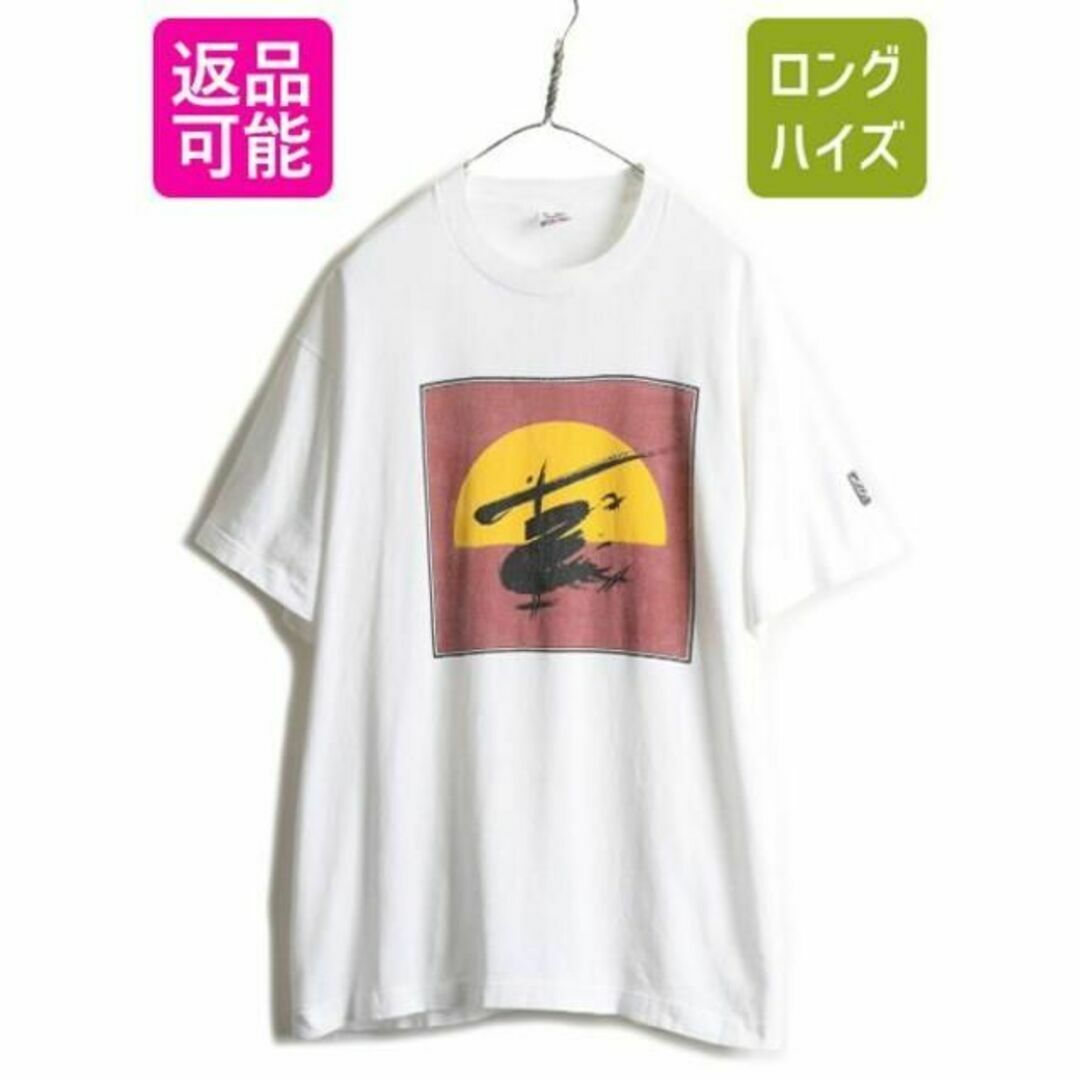 90s USA製 ミス サイゴン オフィシャル プリント Tシャツ XL 白Tシャツ/カットソー(半袖/袖なし)