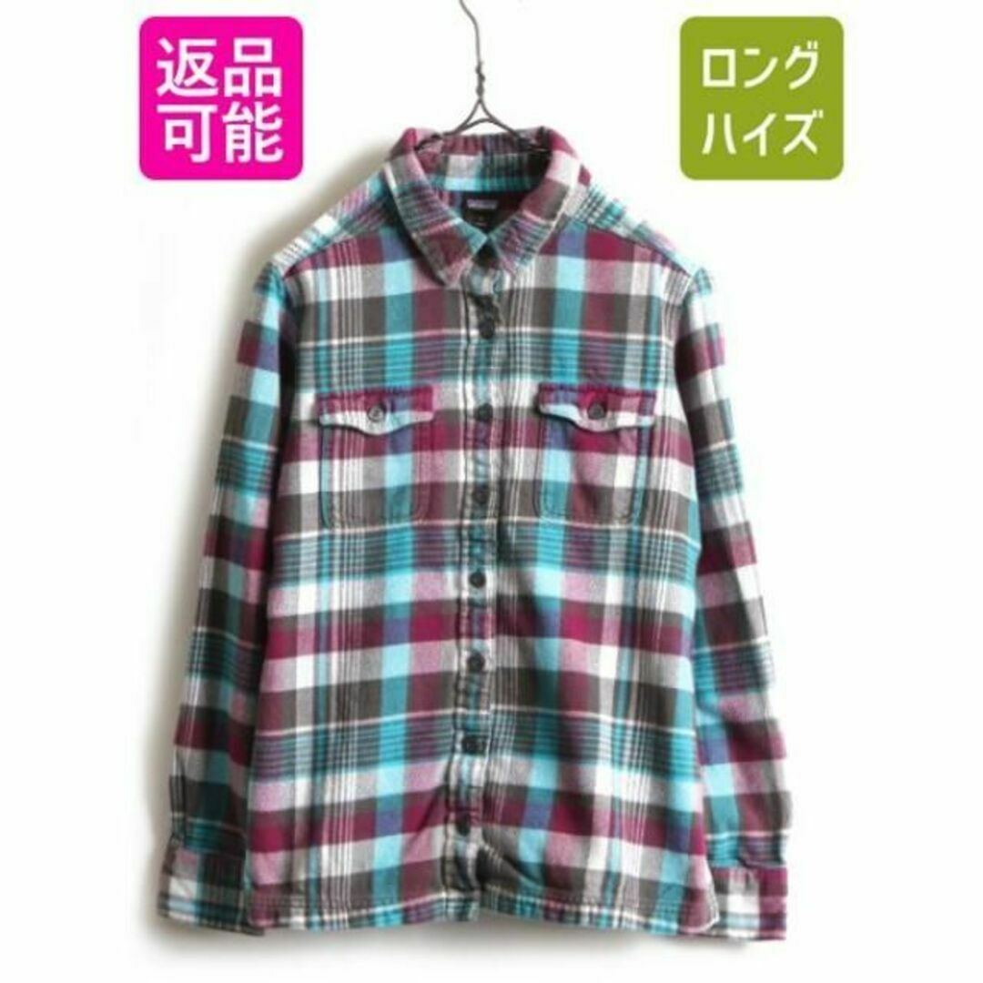 パタゴニア ロングスリーブ フィヨルド フランネル 長袖シャツ XS ネルシャツシャツ/ブラウス(長袖/七分)