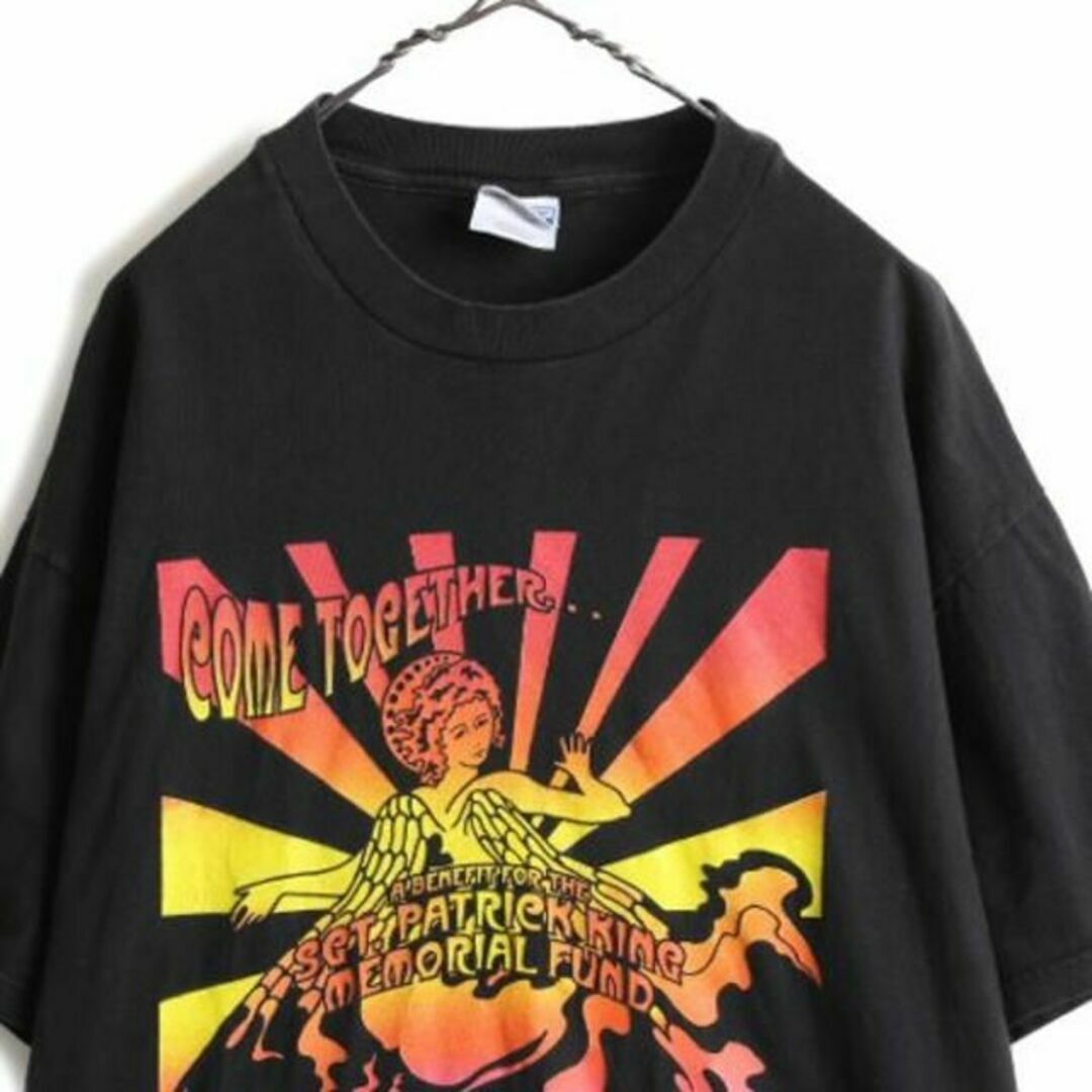 90s ボンジョヴィ ロック フェス 両面 プリント 半袖 Tシャツ XL 黒