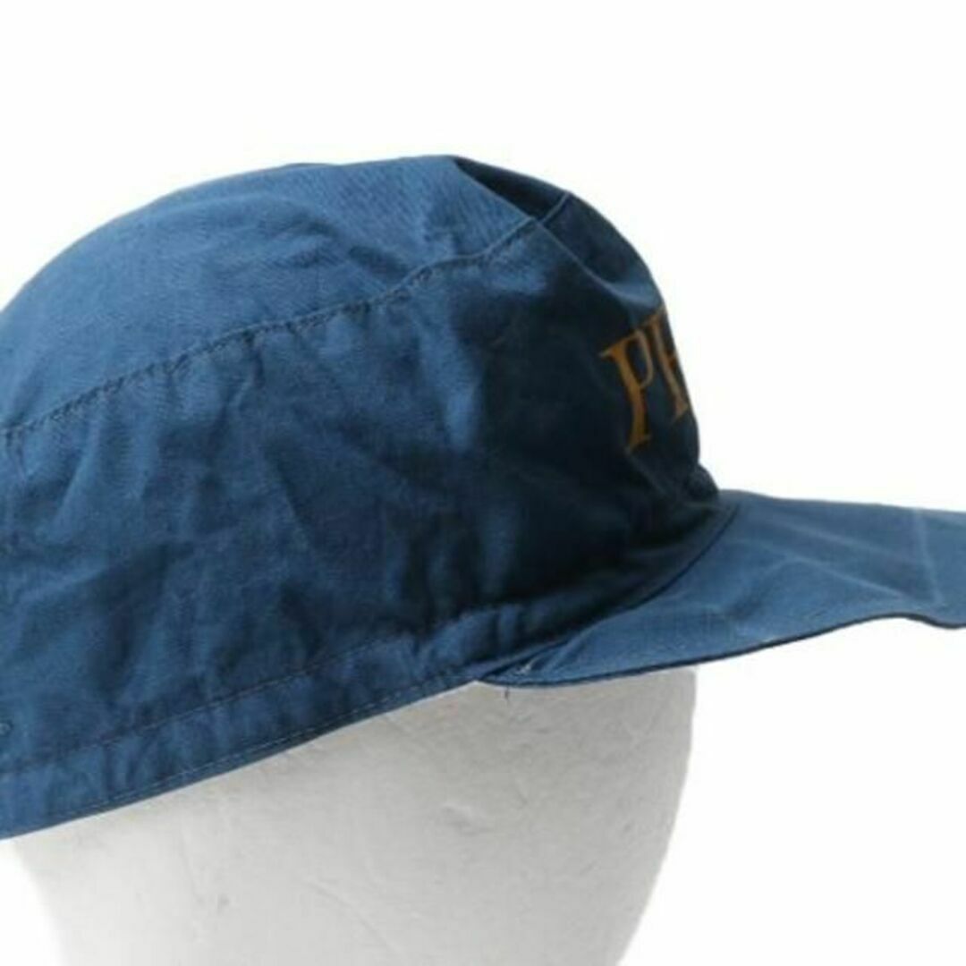 ユーロ ビンテージ 1点物 PRAG プリント コットン ワーク キャップ 薄手 メンズの帽子(キャップ)の商品写真
