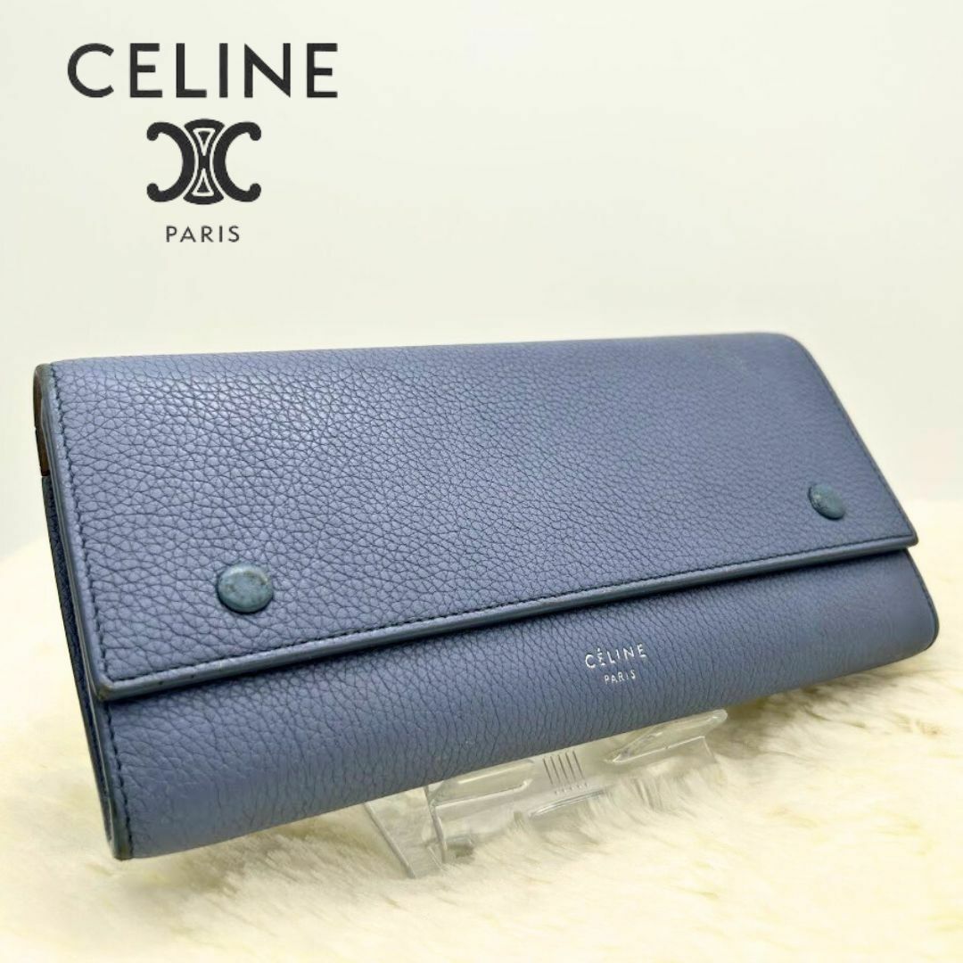 celine(セリーヌ)のCELINE セリーヌ  マルチファンクション レザー  長財布 ウォレット レディースのファッション小物(財布)の商品写真