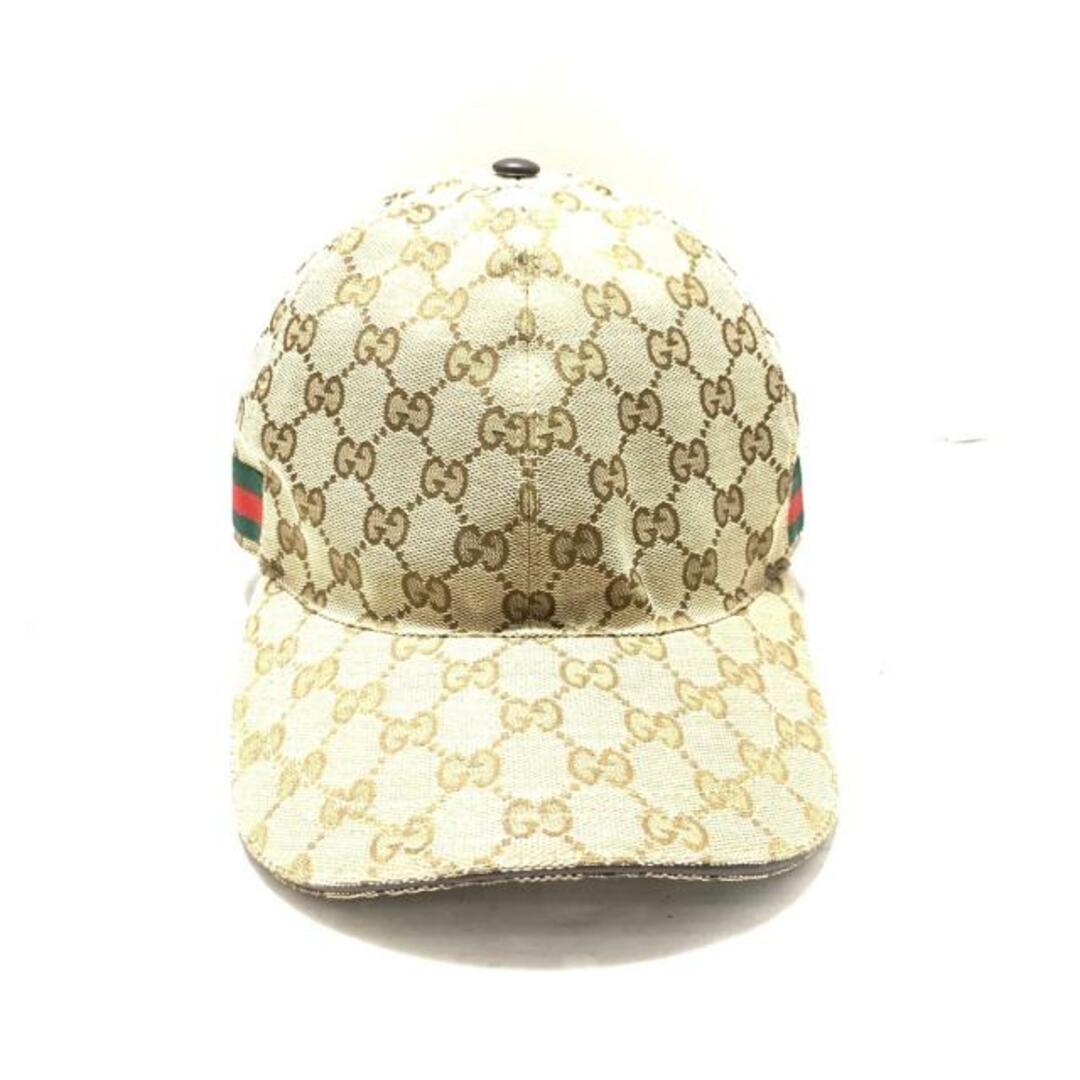 Gucci - グッチ キャップ - GG柄/シェリー(ウェブ)の通販 by ブラン