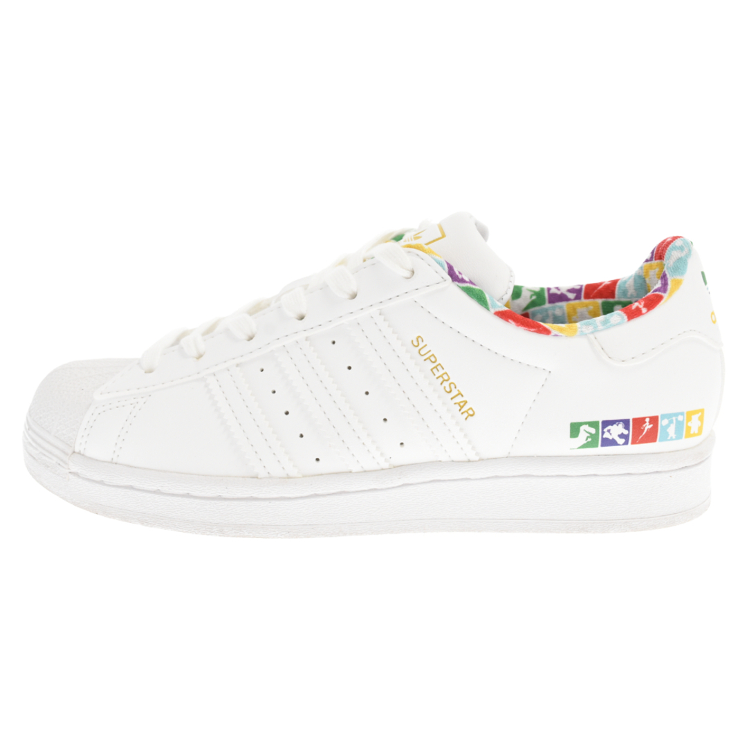 adidas アディダス SUPERSTAR GX0987 スーパースター ローカットスニーカー ホワイト US5.5/23.5cm