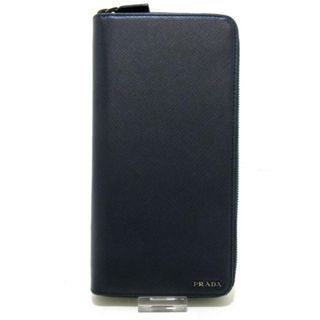 PRADA - プラダ 長財布美品 - ネイビー レザーの通販 by ブランディア