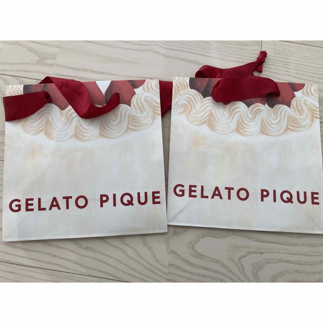 gelato pique(ジェラートピケ)のクリスマス限定 gelatopique ショップバック レディースのバッグ(ショップ袋)の商品写真