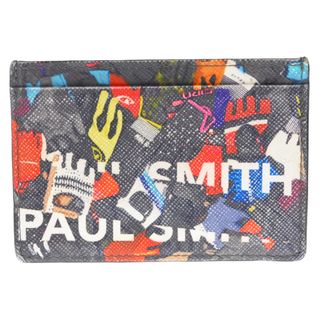 ポールスミス(Paul Smith)のPaul Smith ポールスミス サイクルグローブ 総柄 カードケース ブラック/マルチ(名刺入れ/定期入れ)