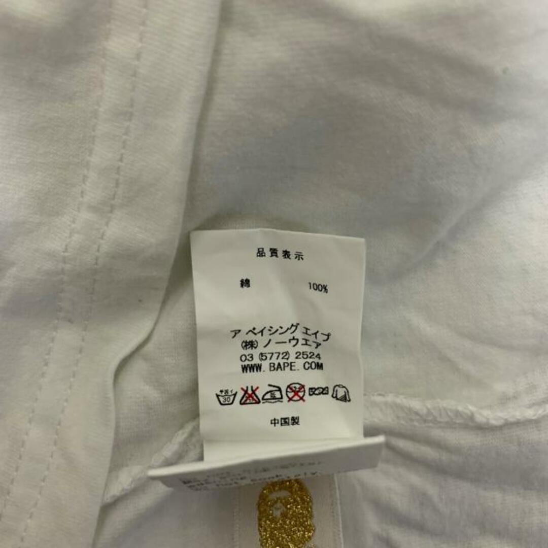 ア ベイシング エイプ 七分袖Tシャツ XL - 4