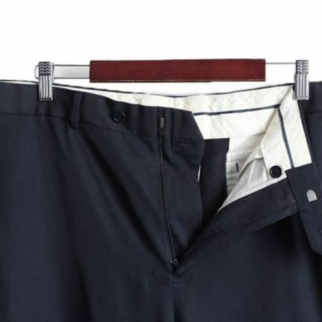 ブルックスブラザーズ サマー ウール スラックス パンツ 36 30 紺 薄手-
